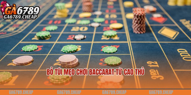 Bỏ túi mẹo chơi Baccarat từ cao thủ