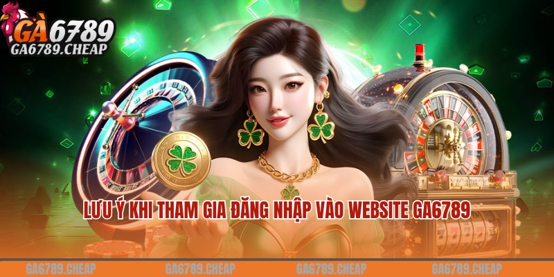 Lưu ý người chơi cần hiểu rõ khi tiến hành đăng nhập Ga6789